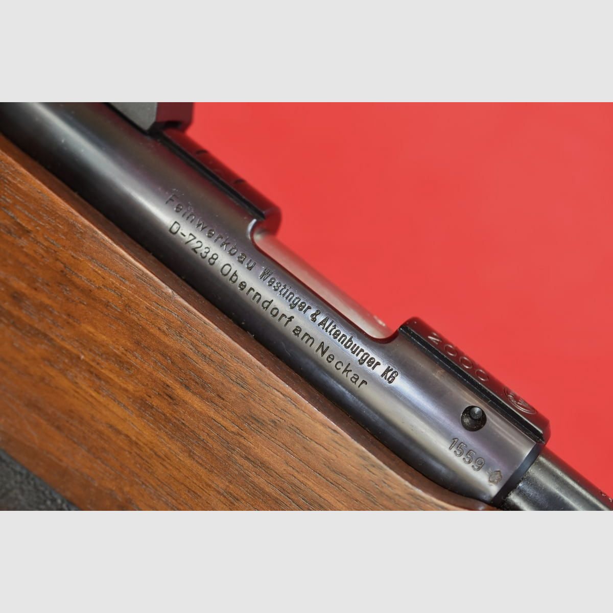 #7608 Feinwerkbau FWB 2000 carabina, per mancini, cal. .22 LR, immagine 21 di 29