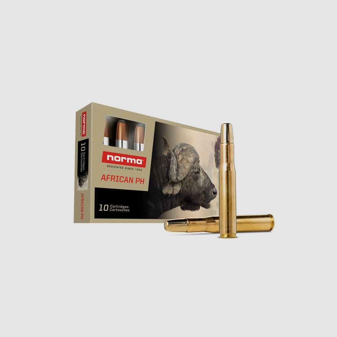 NORMA African PH .404 Jeffery (Rimless Nitro Exp.) Solid 25,9g/400gr, Bild 1 von 2
