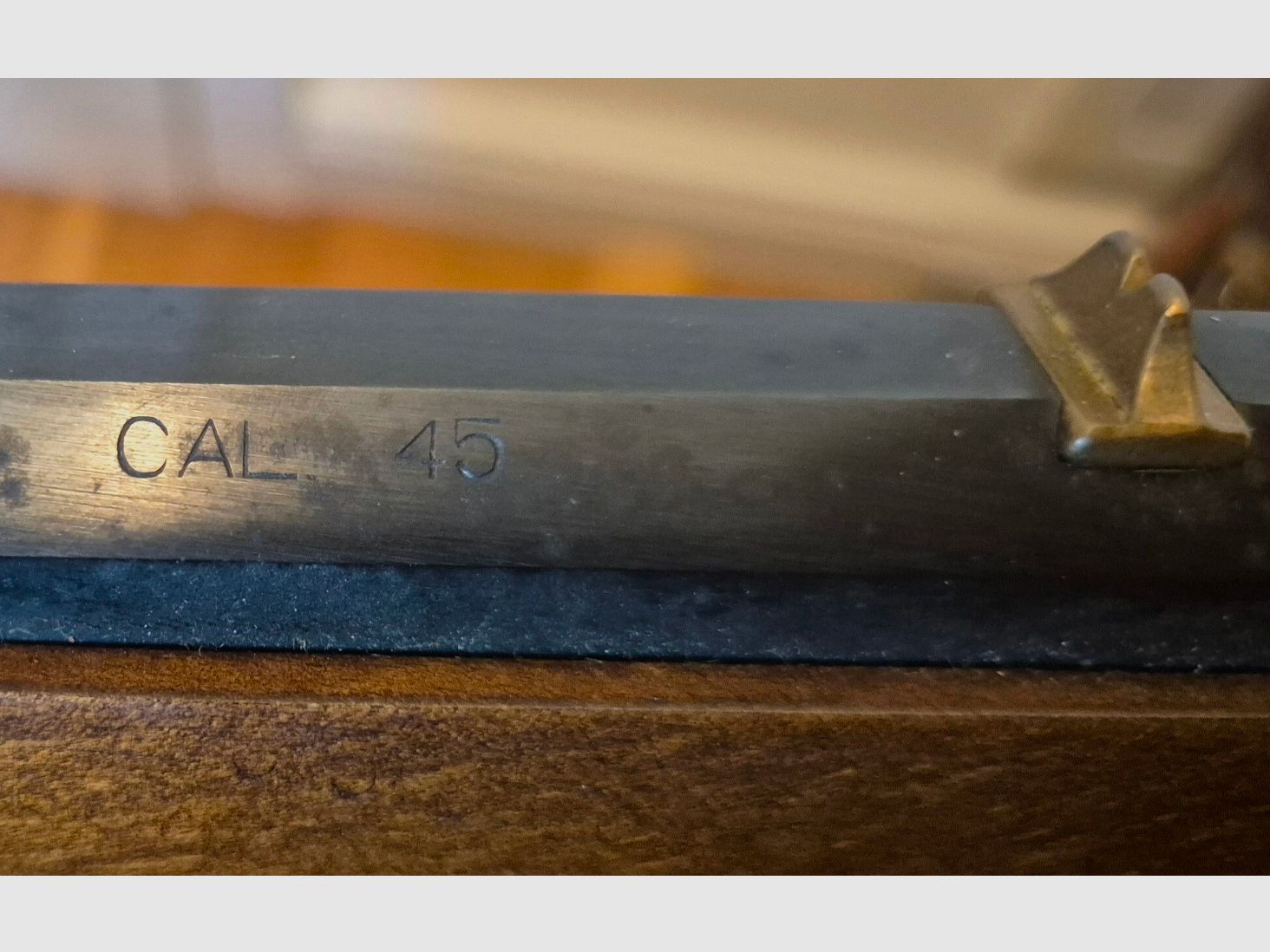 Réplique de fusil à percussion à chargement par la bouche antique calibre 45