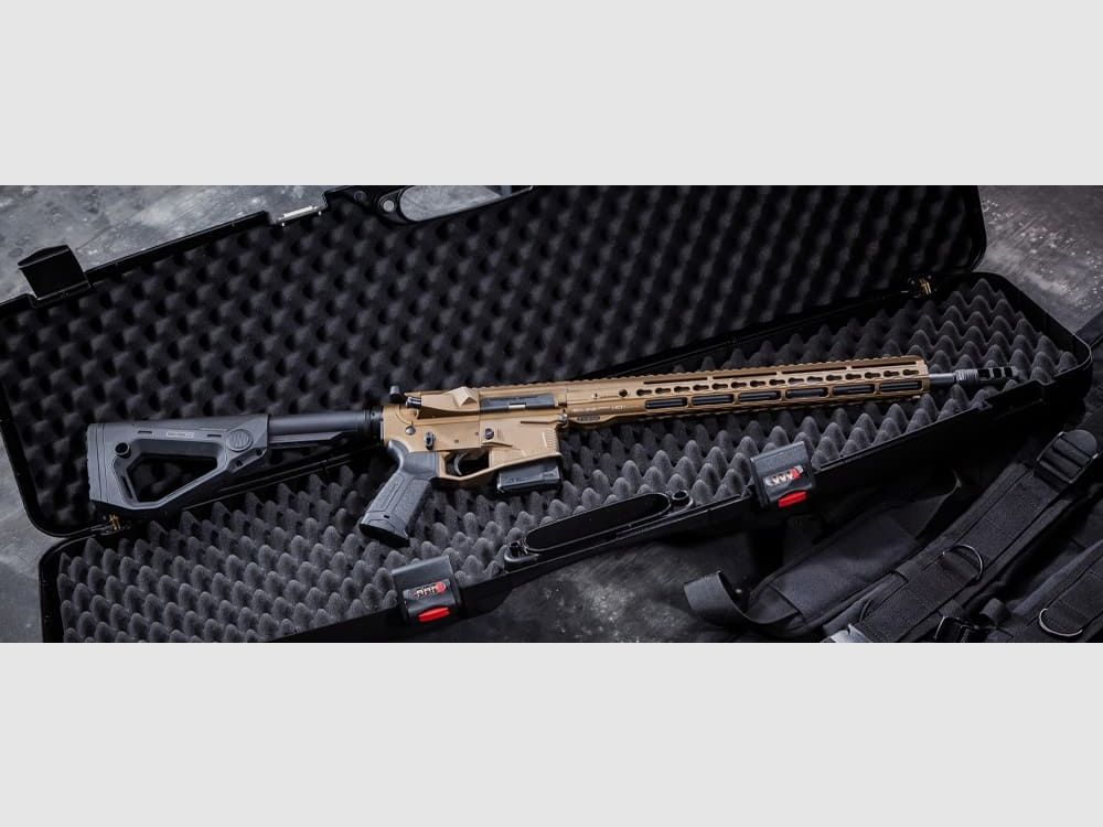 HERA-Arms Waffenkoffer f. 1 Waffe AR15 Kunststoff 111 cm, Bild 2 von 3