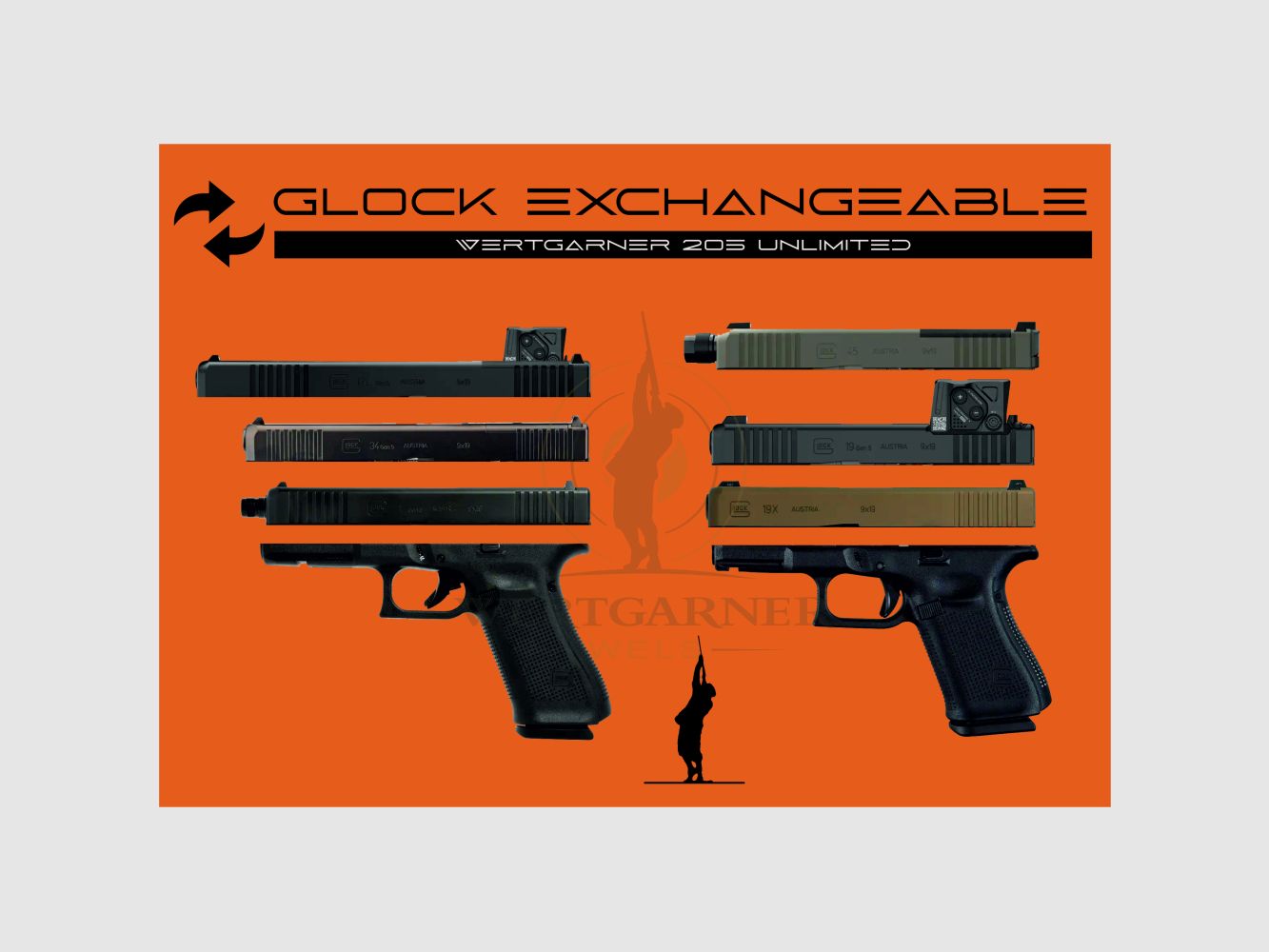 Glock 19X black Edition 9x19 EXCHANGEABLE, Bild 3 von 3
