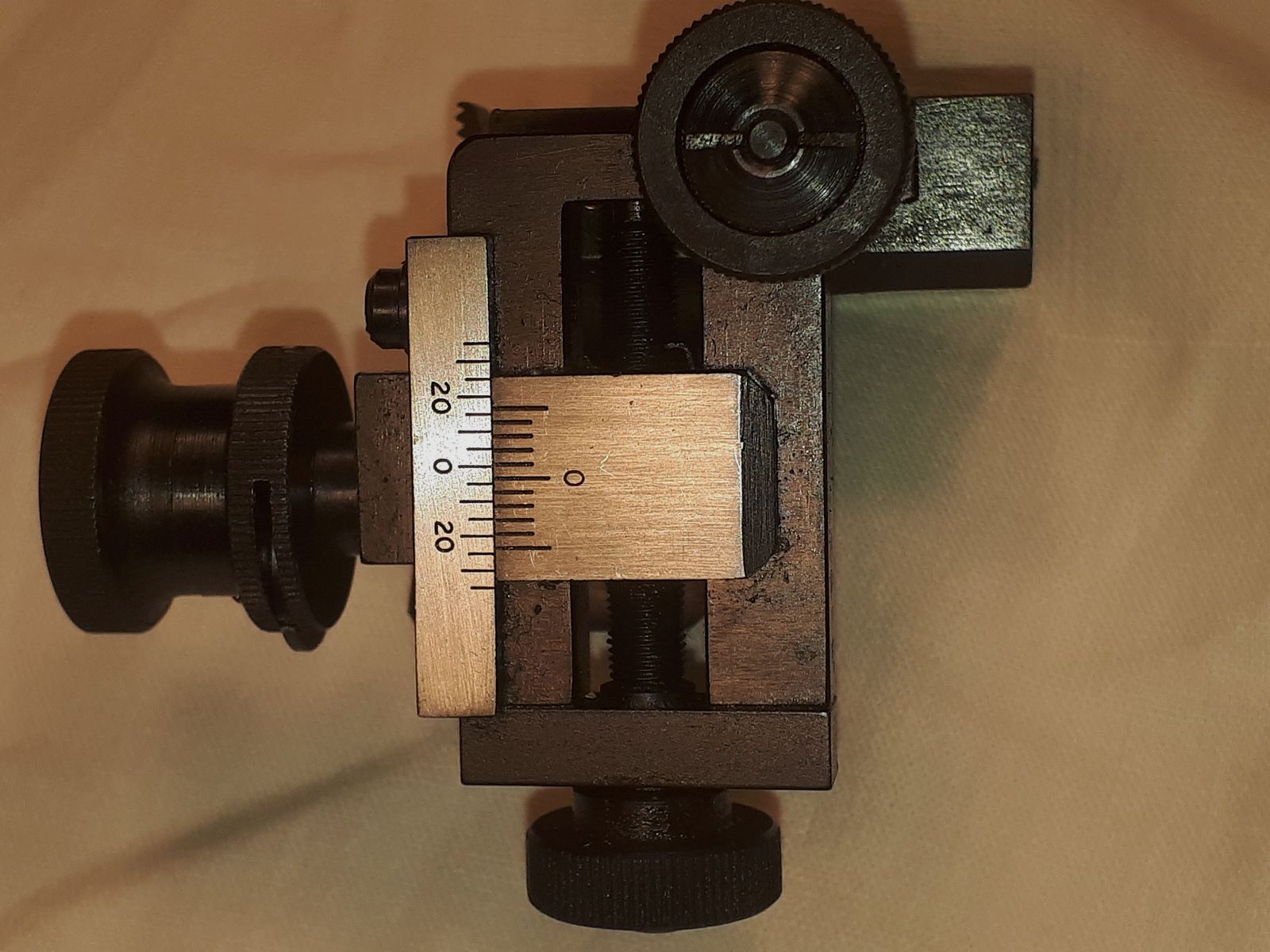 Musgrave field target rifle with scope and diopter.