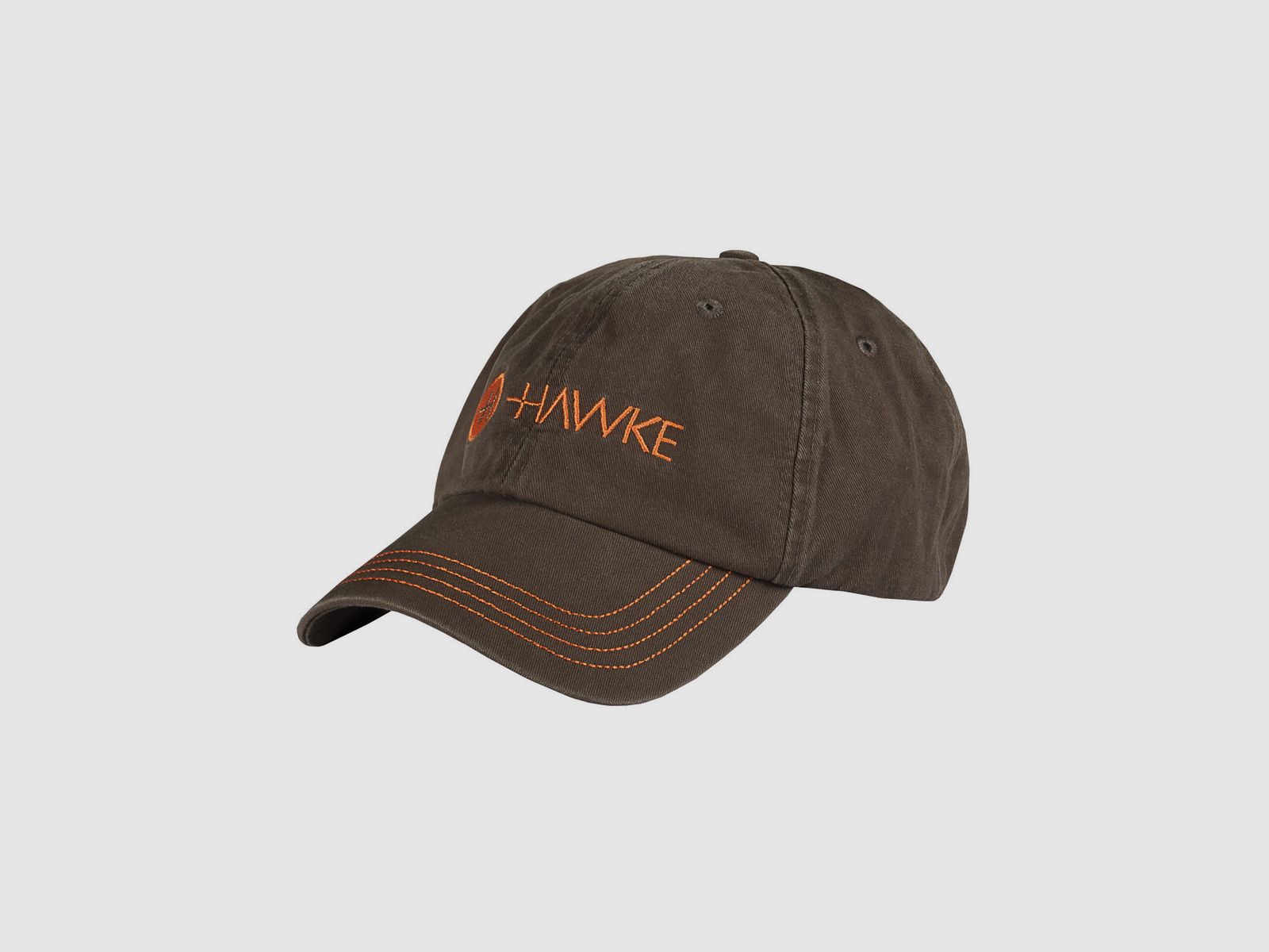 Hawke Distressed Cap GRY-ORG