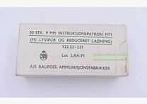 Raufoss Ammunition Factory Pistol Ammunition 9mm Luger/Parabellum/9x19