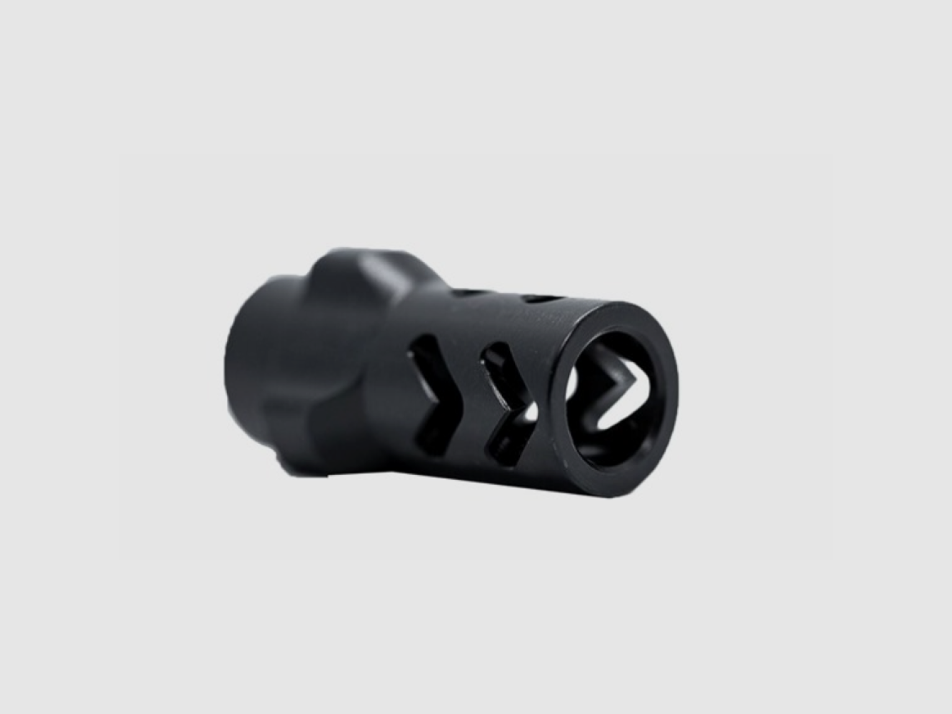Angstadt Arms 9mm 3-Lug Adapter Dual Chevron Muzzle Brake 1/2-28