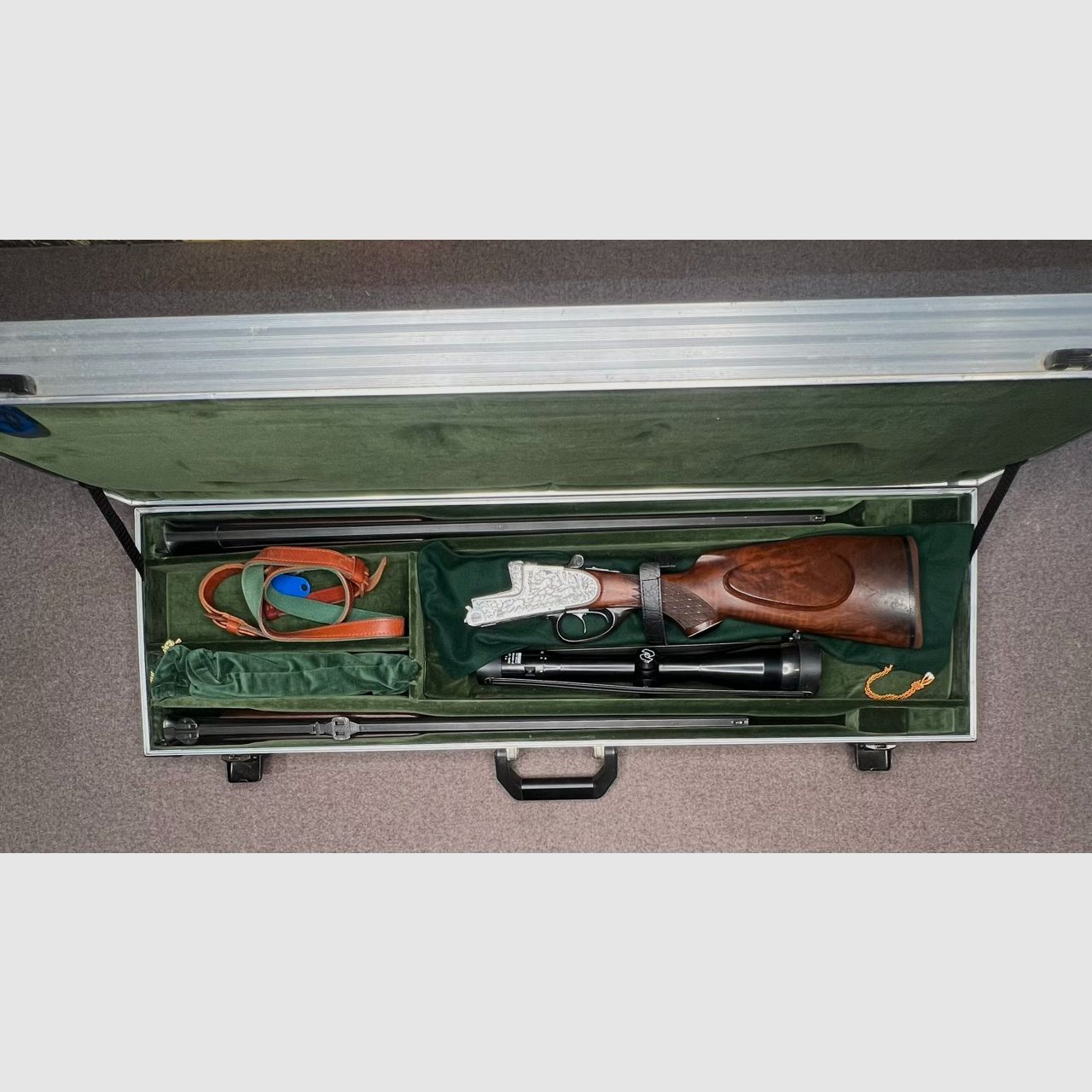 Krieghoff fucile combinato over-and-under cal. 6,5x57R & 20/76 & canna Bdf. cal. 20/76, immagine 2 di 6