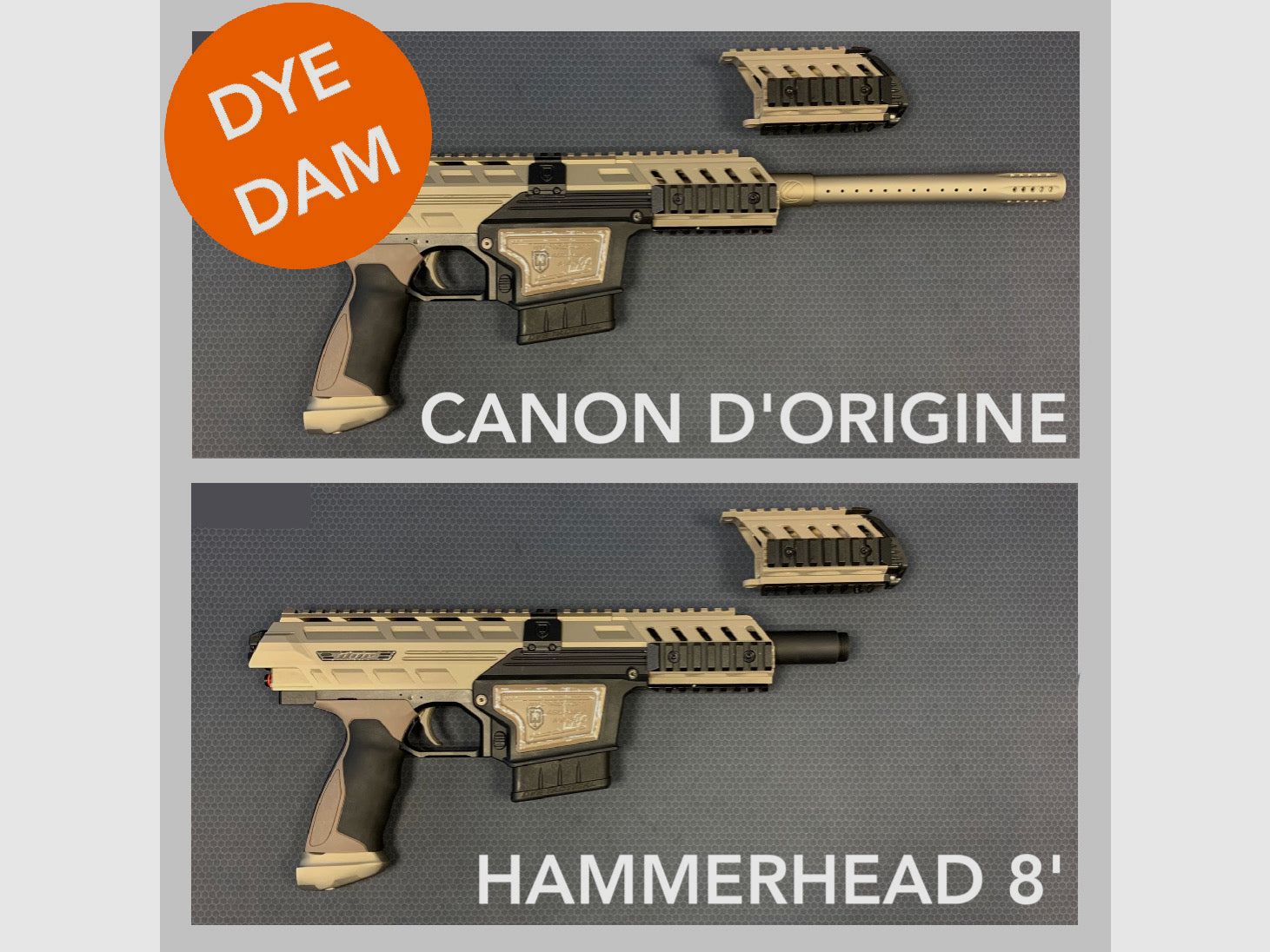Canon Hammerhead rainuré - OneShot 8" - AutoCocker .687, Bild 3 von 3