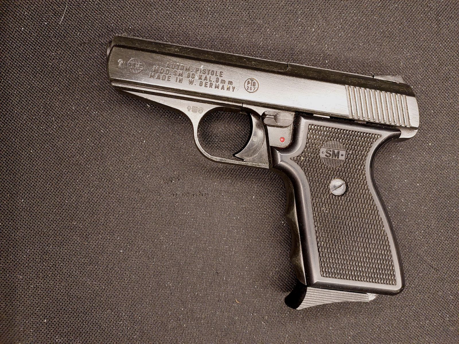 Rhöner SM 80 Schreckschusspistole (8 mm P.A.K., PTB 267)