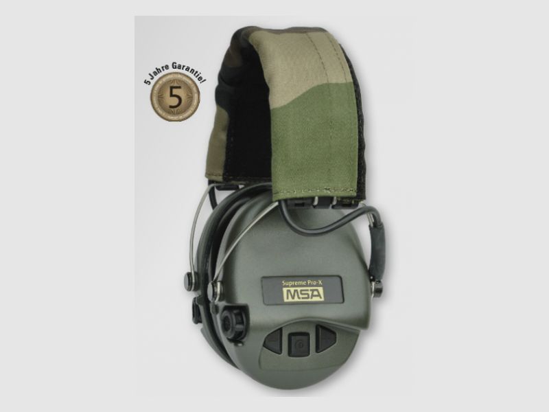 MSA Supreme Pro X / Digital Green, camo headband