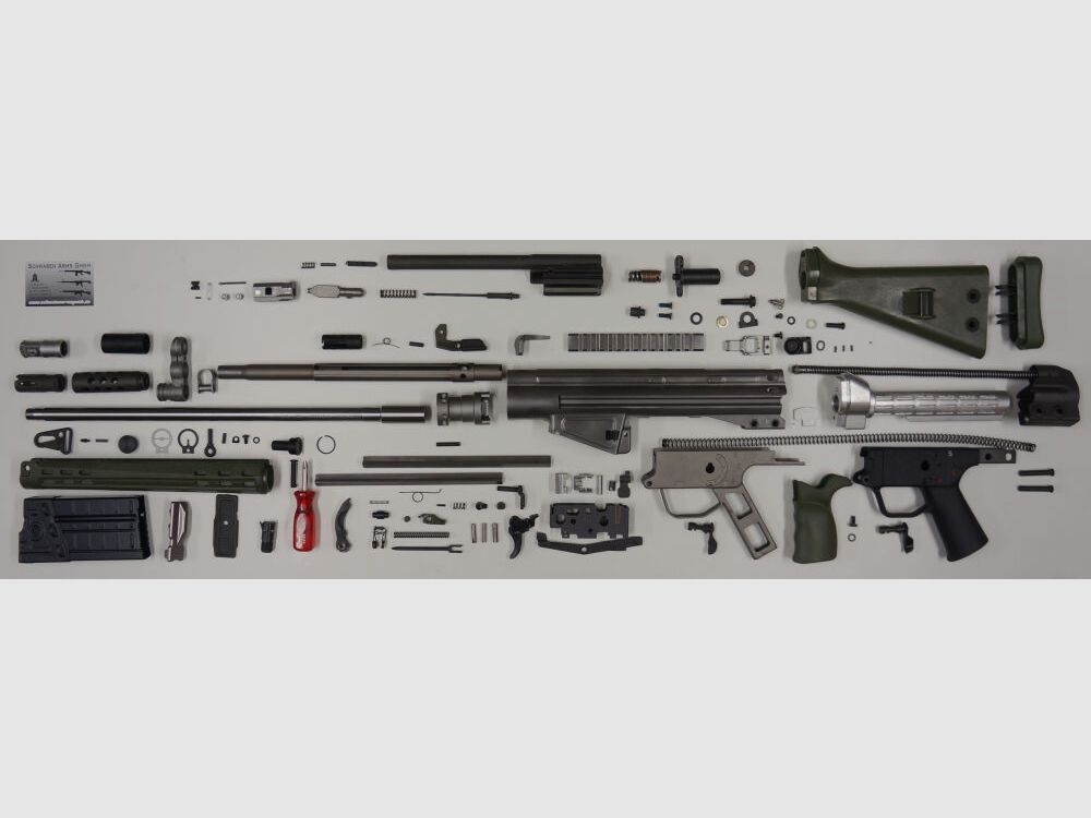 Schwaben Arms GmbH rifle semiautomática SAR M41 SPORTMATCH MF3 G3KT calibre 308win. - HECHO EN ALEMANIA - similar a HK41/G3