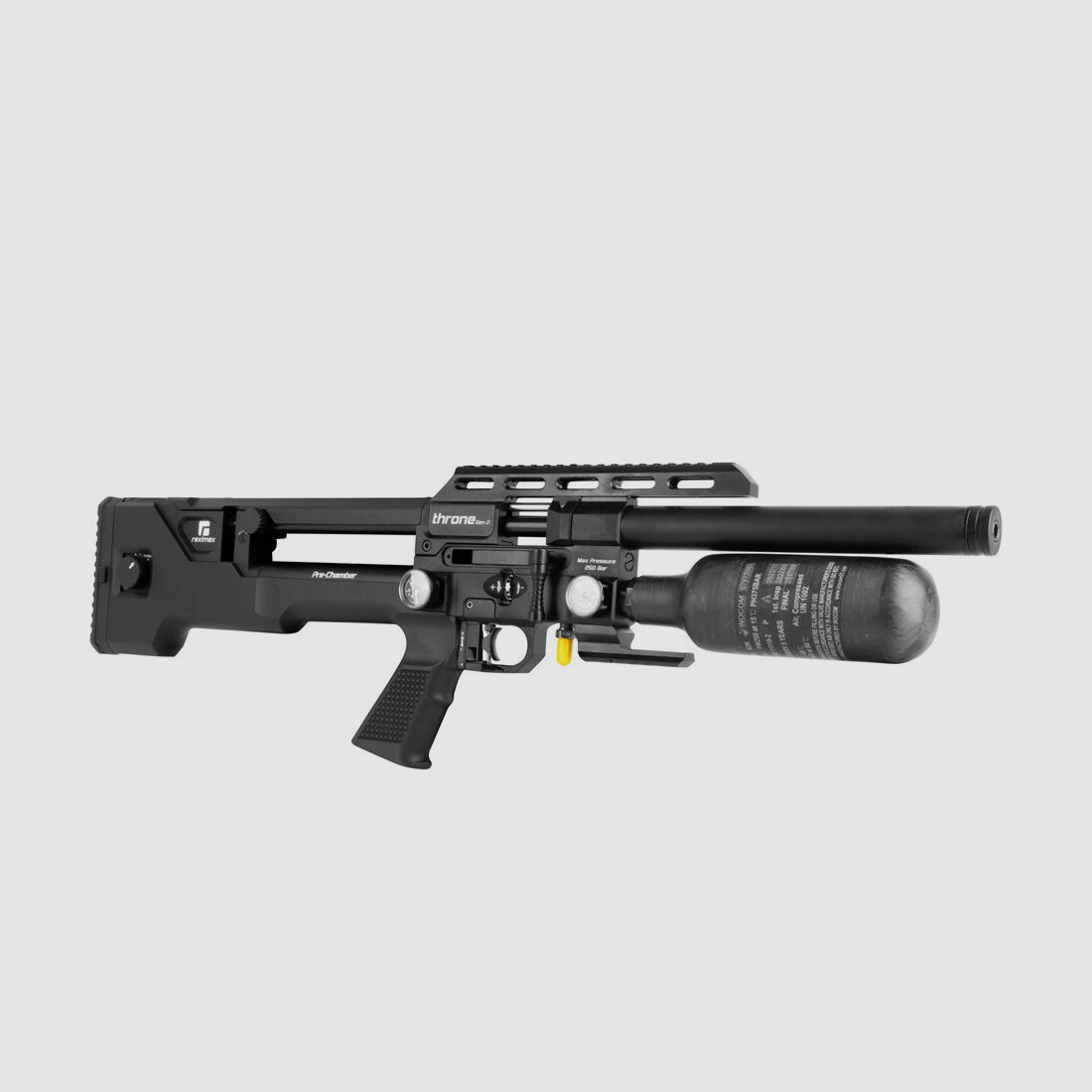 reximex Throne Gen2 COMPACT PCP rifle 4.5 mm Diabolo black