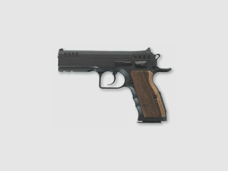 Tanfoglio Model Stock I, de instap in de IPSC Production Class zwart direct beschikbaar, adviesprijs: 1828 pistool 9mm Luger