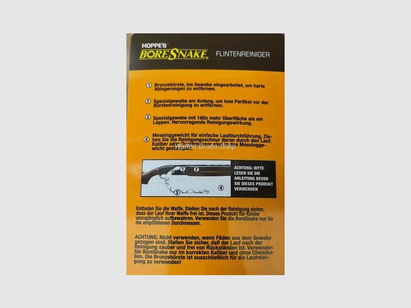 Hoppe s Bore Snake/ Qucik Clean Kal.12 für Langwaffen