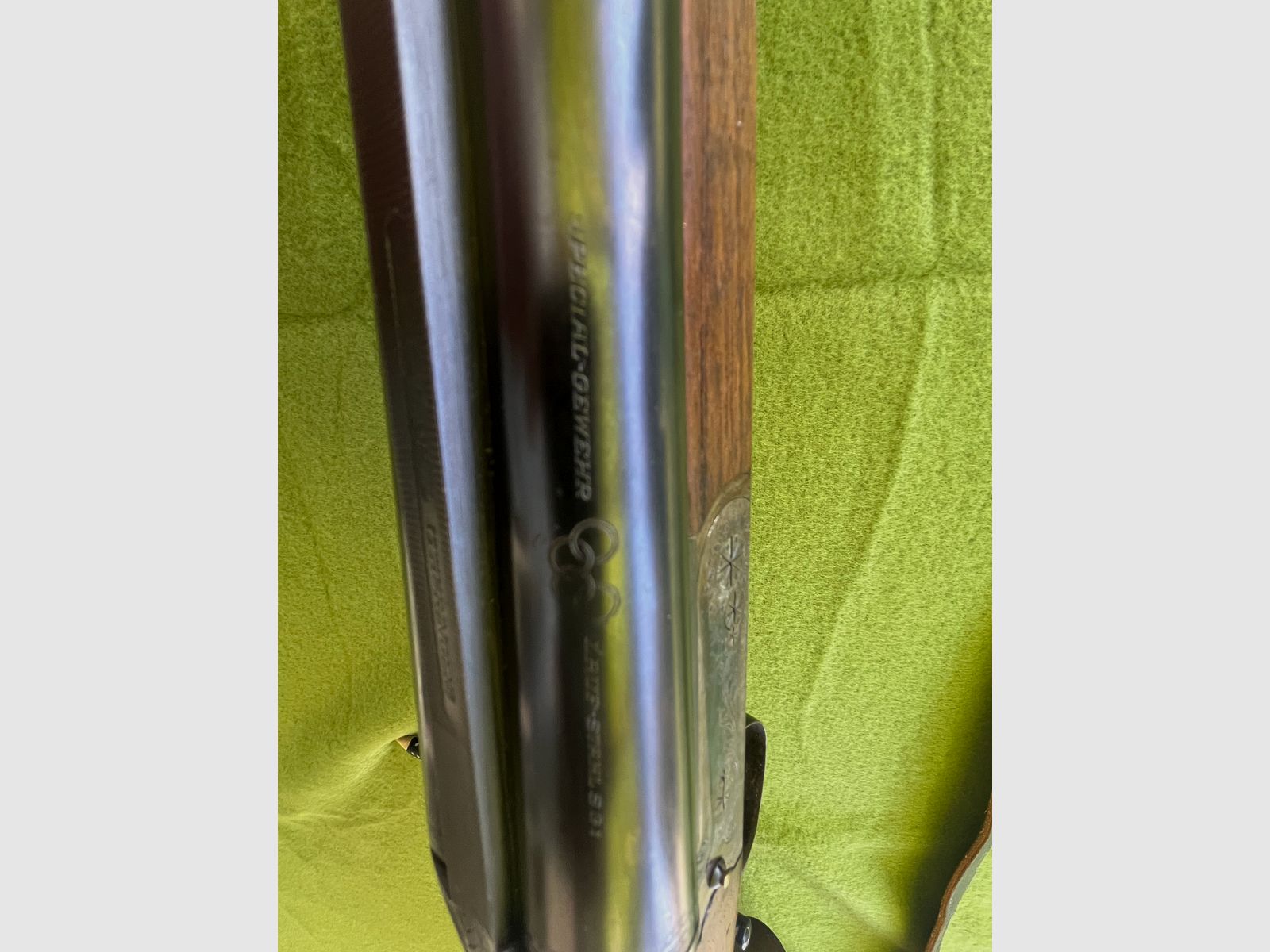 Doble cañón Simson Suhl Cal 12/70, cañones de 71 cm