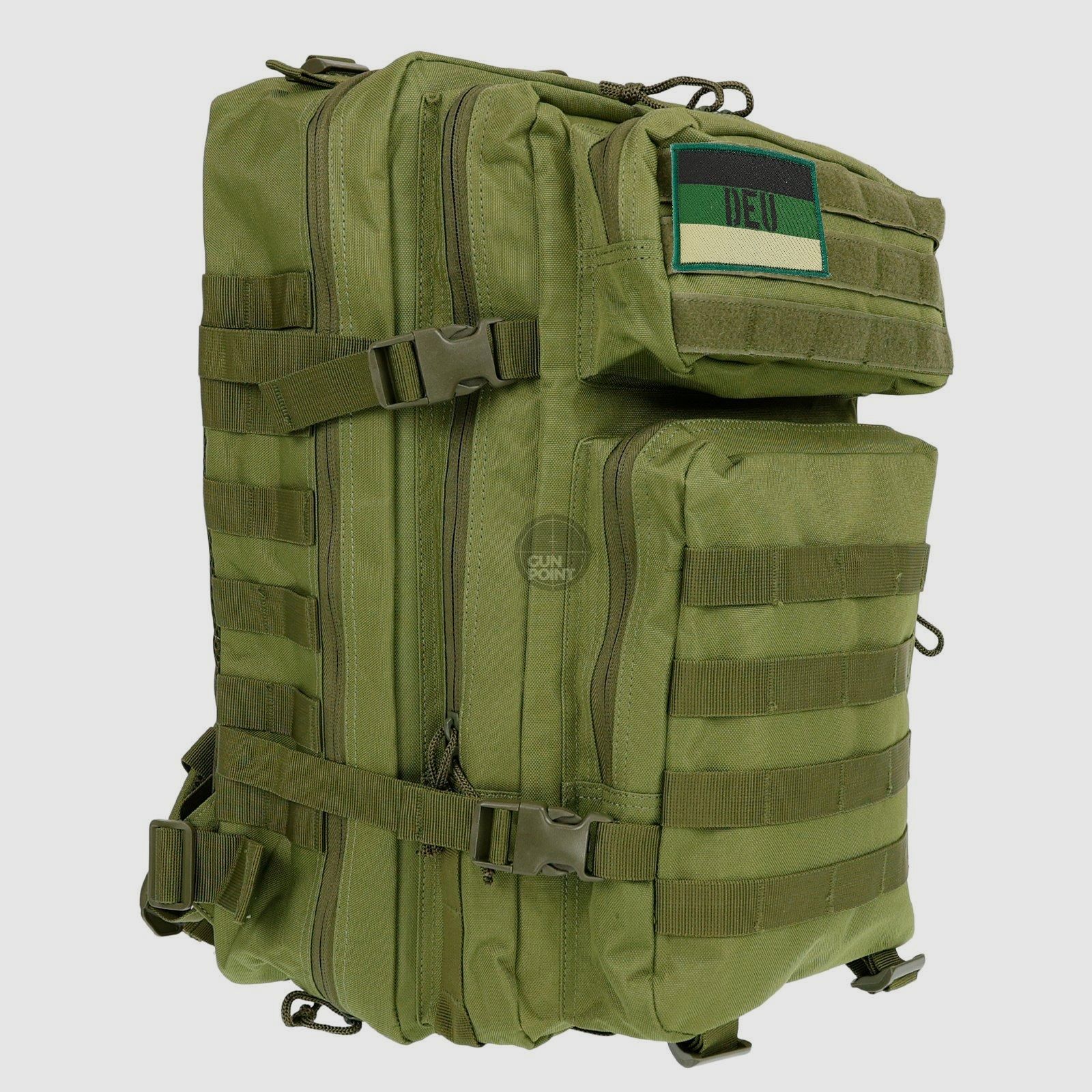 OpTacs Tactical Backpack Rucksack 45L Molle Green