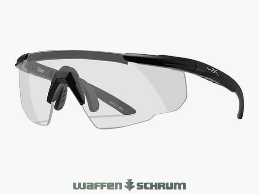 Wiley X Schießbrille Saber Advanced Glas: klar, Gestell: matt schwarz