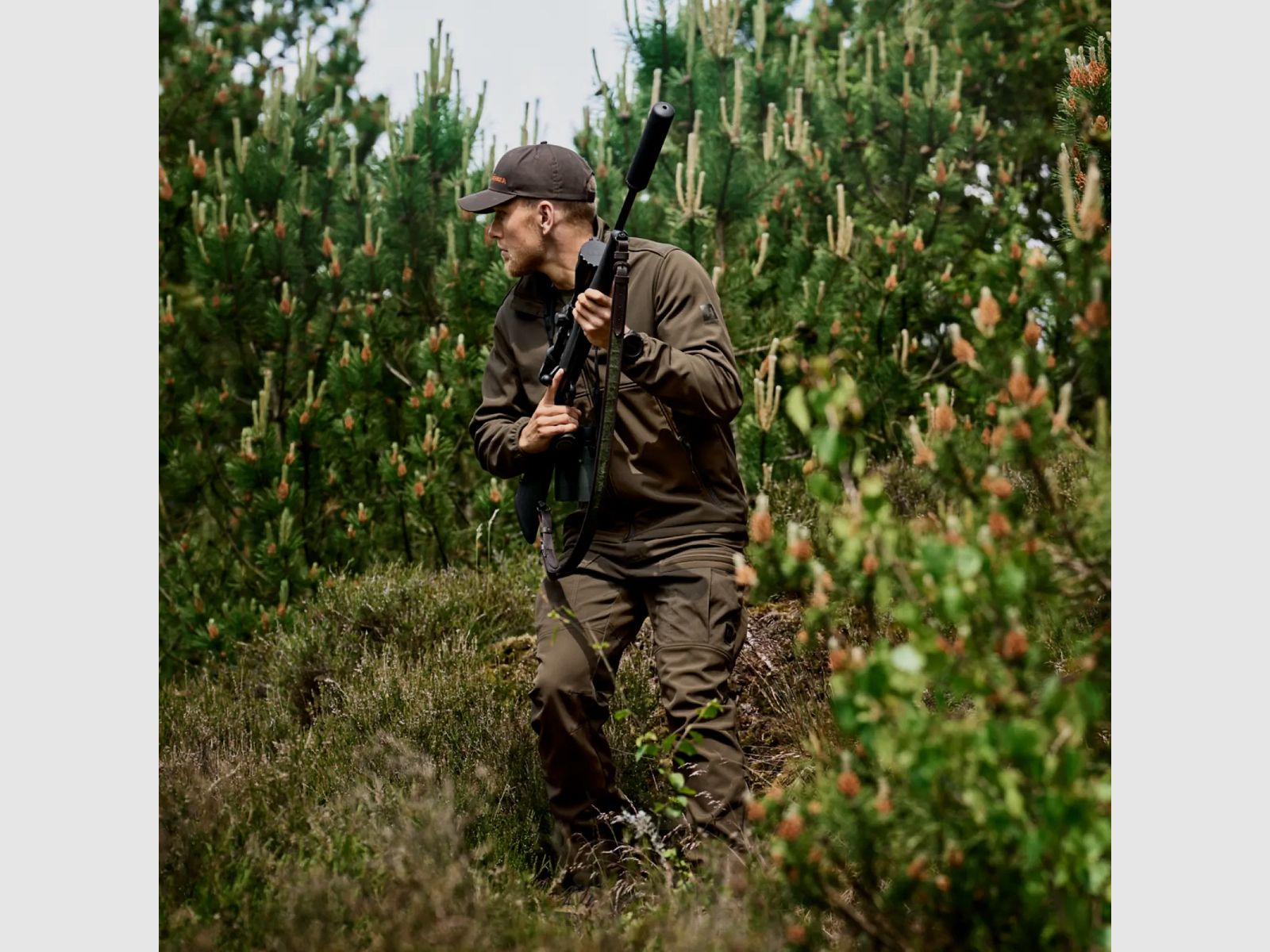 Härkila Softshelljacke Scandinavian (Willow Green/Shadow Brown)