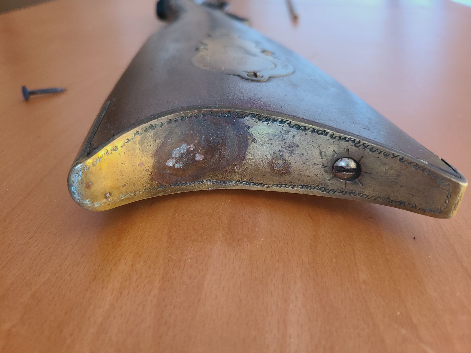 CARGADOR DELANTERO RIFLE / cal. 45 / PÓLVORA NEGRA / 6B / MADERA / B13102 / DEFECTUOSO