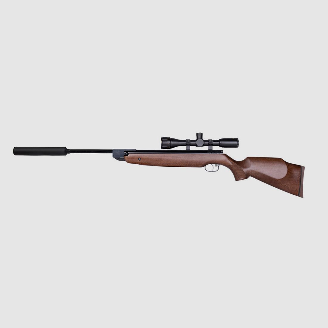 Knicklauf Luftgewehr Weihrauch HW 95 Standard mit SchalldĂ¤mpfer Kaliber 4,5 mm (P18)