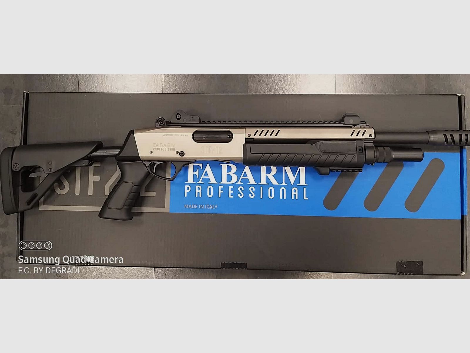 FABARM STF 12 NICKEL TELESCOPIC 12GA, image 4 of 4