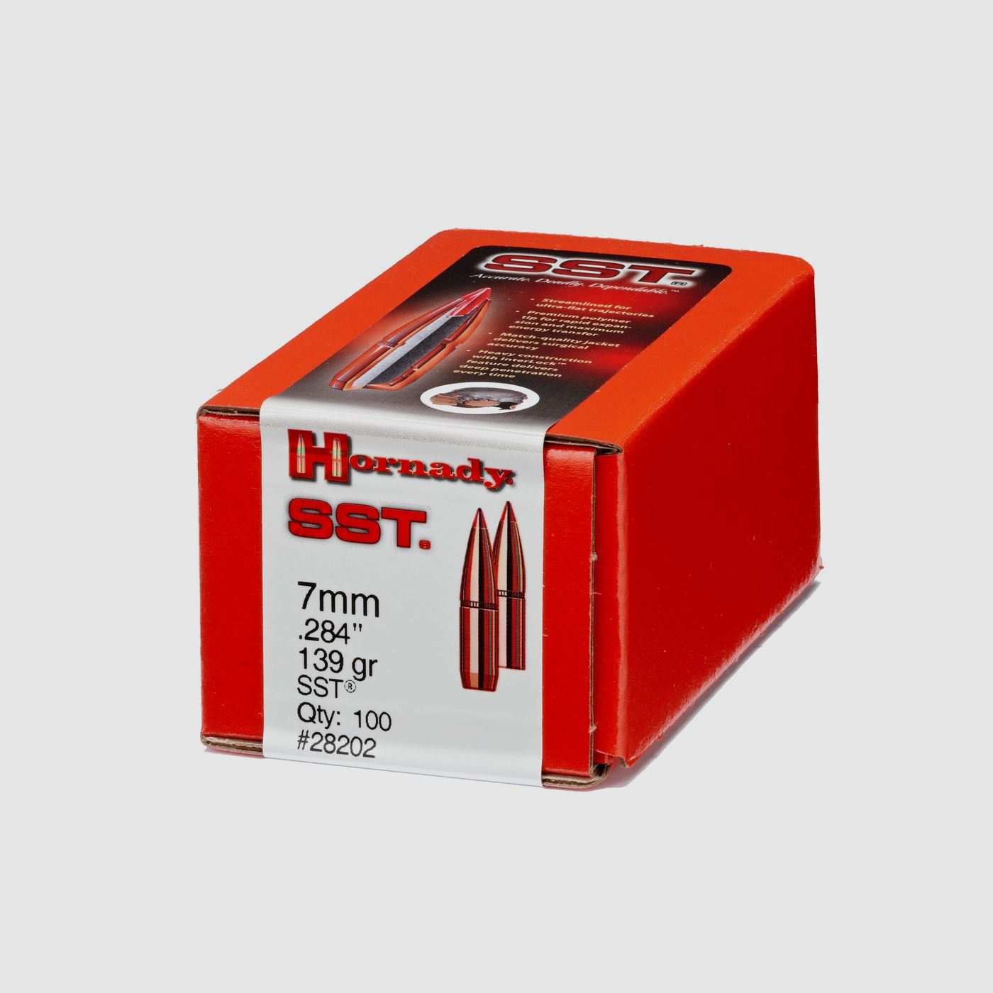 Hornady BULLETS .7MM /.284 139GR SST SUP.SHOCK – 100 pz.