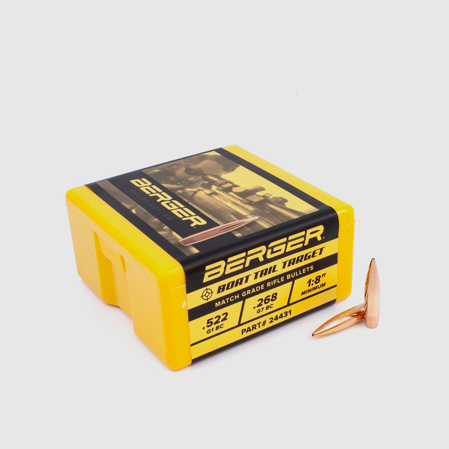 Berger Geschoss 6mm/.243 BT Target 108GR 500 Stück