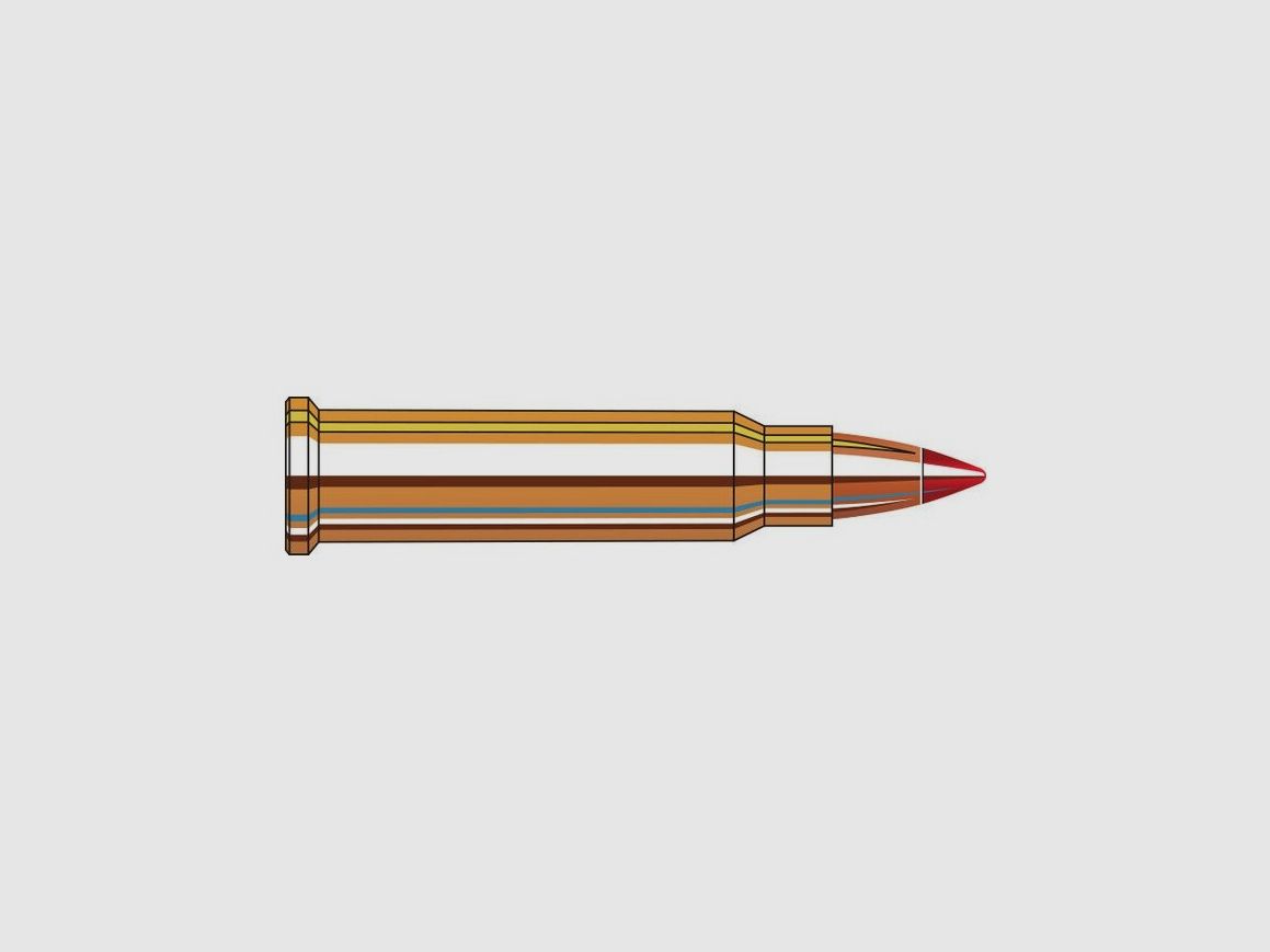 HORNADY-munitie kal. .17 HMR V-MAX (50 stuks), afbeelding 2 van 2