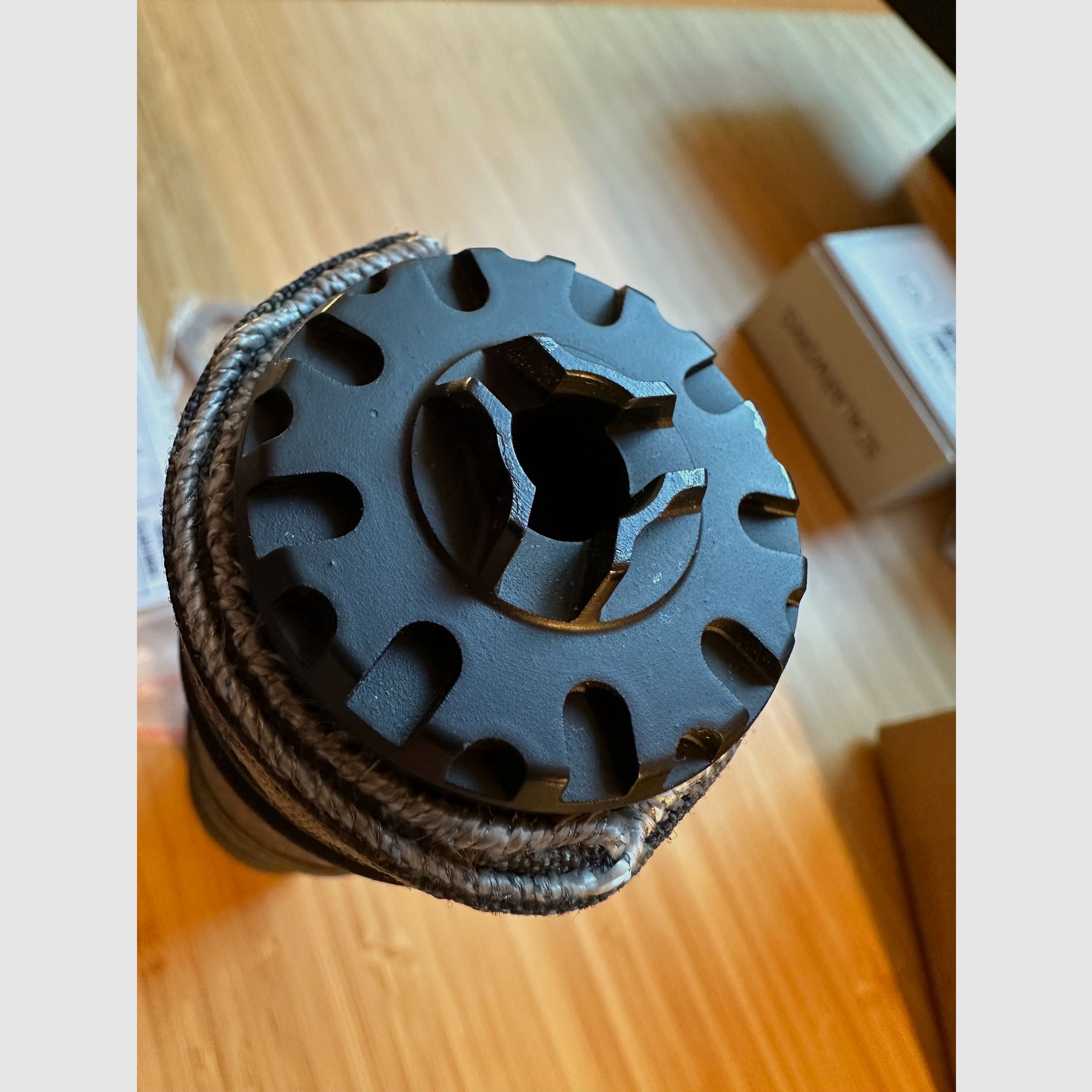 Acheron ACS E1 Hexalug 7,62mm Schalldämpfer + md-textil Hitzeschutz Schalldämpfer Cover