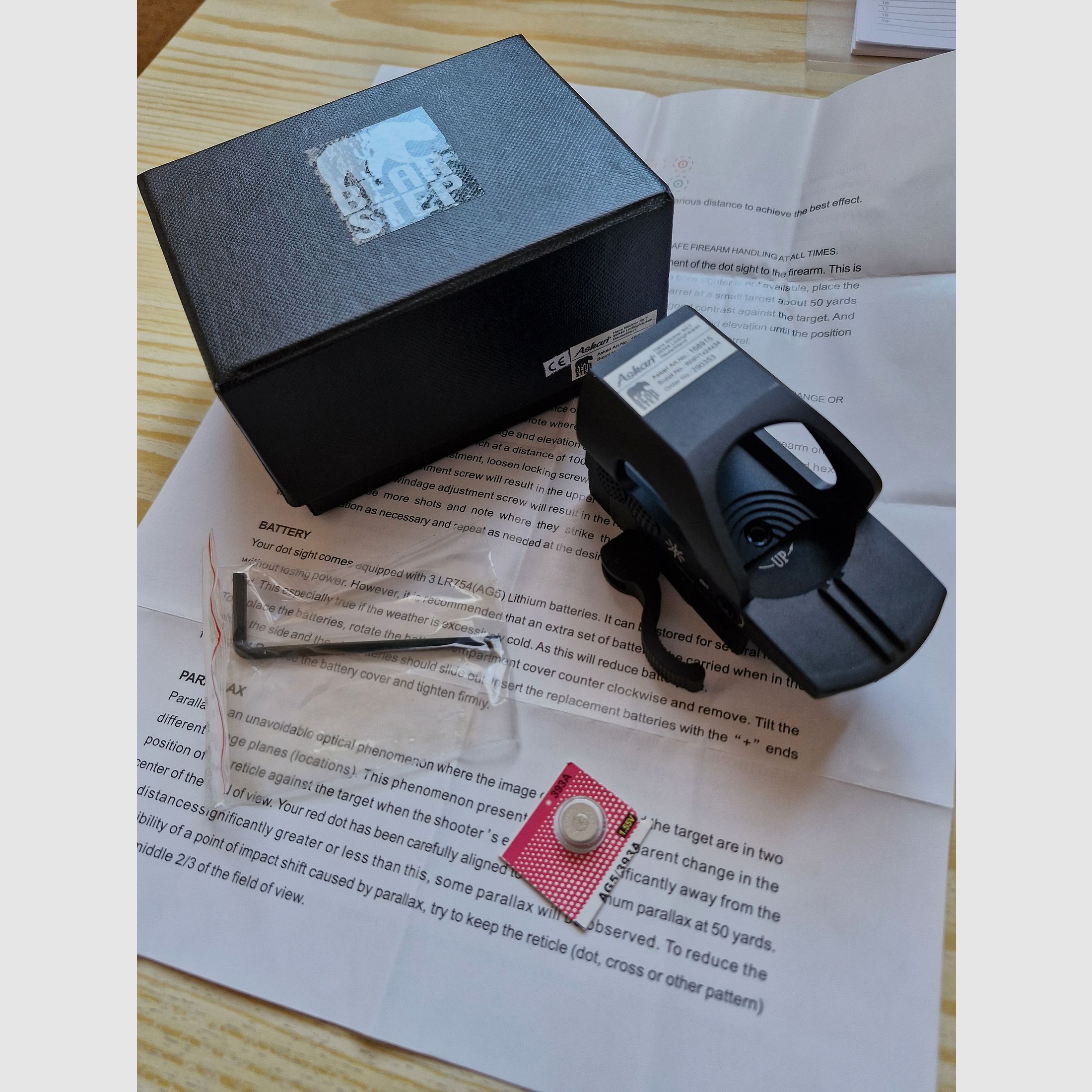 Leuchtpunkvisier/Red Dot Bearstep Reflexvisier Professional