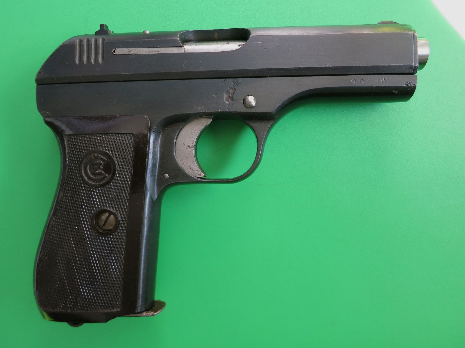 Pistole BÖHMISCHE WAFFENFABRIK (CZ) Mod.27, Kal. 7,65mm Browning, WaA76, WW2 Wehrmacht     #85