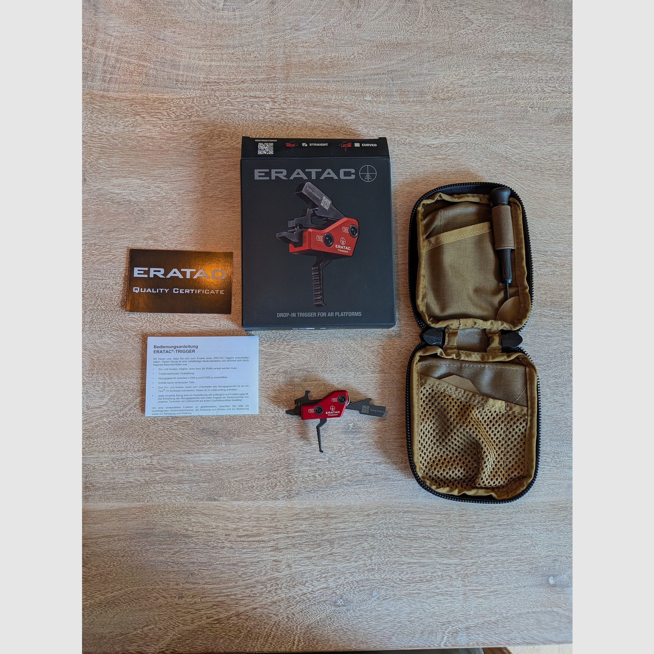 ERATAC Trigger dla platformy AR Straight Trigger (prosty spust)