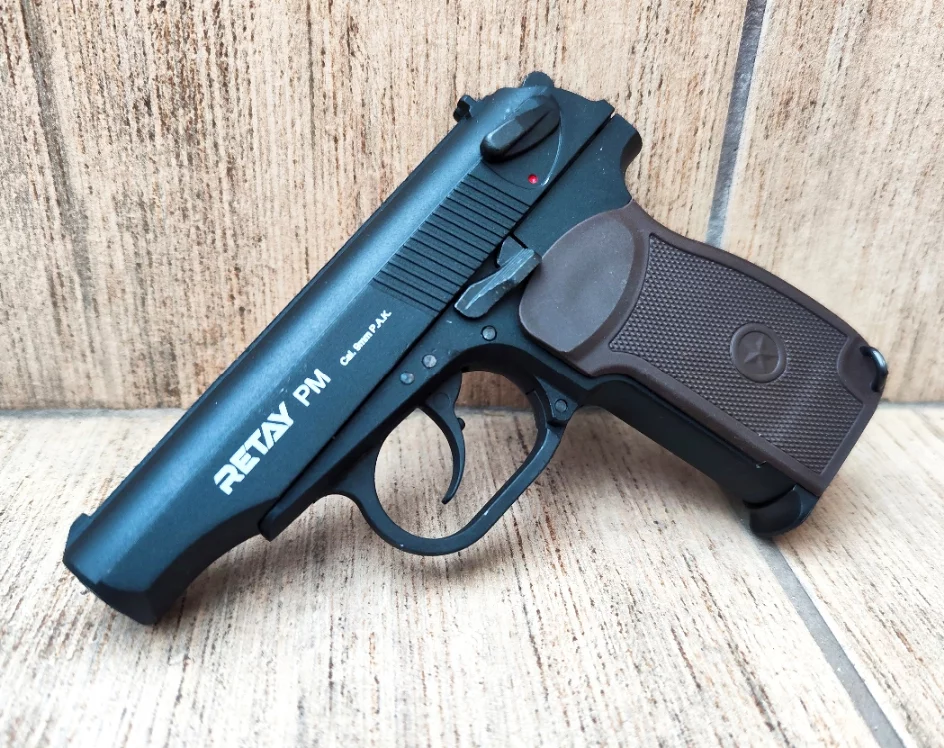 RETAY PM 9 mm P.A.K. – Replica Makarov PM – pistola a salve – spedizione in tutta l’UE, immagine 2 di 2