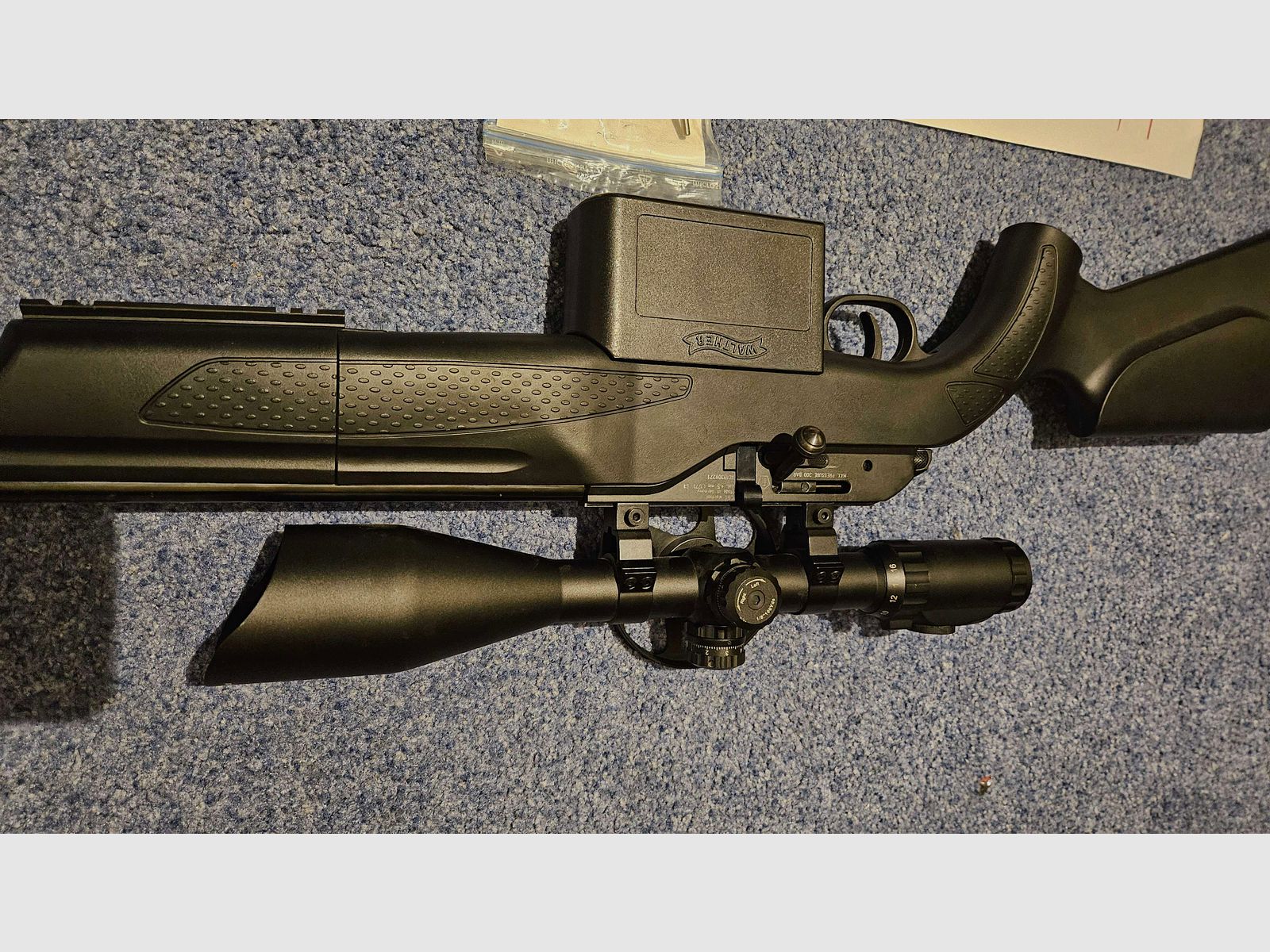 Set di fucile ad aria compressa Walther Dominator 1250FT per il tiro di campagna