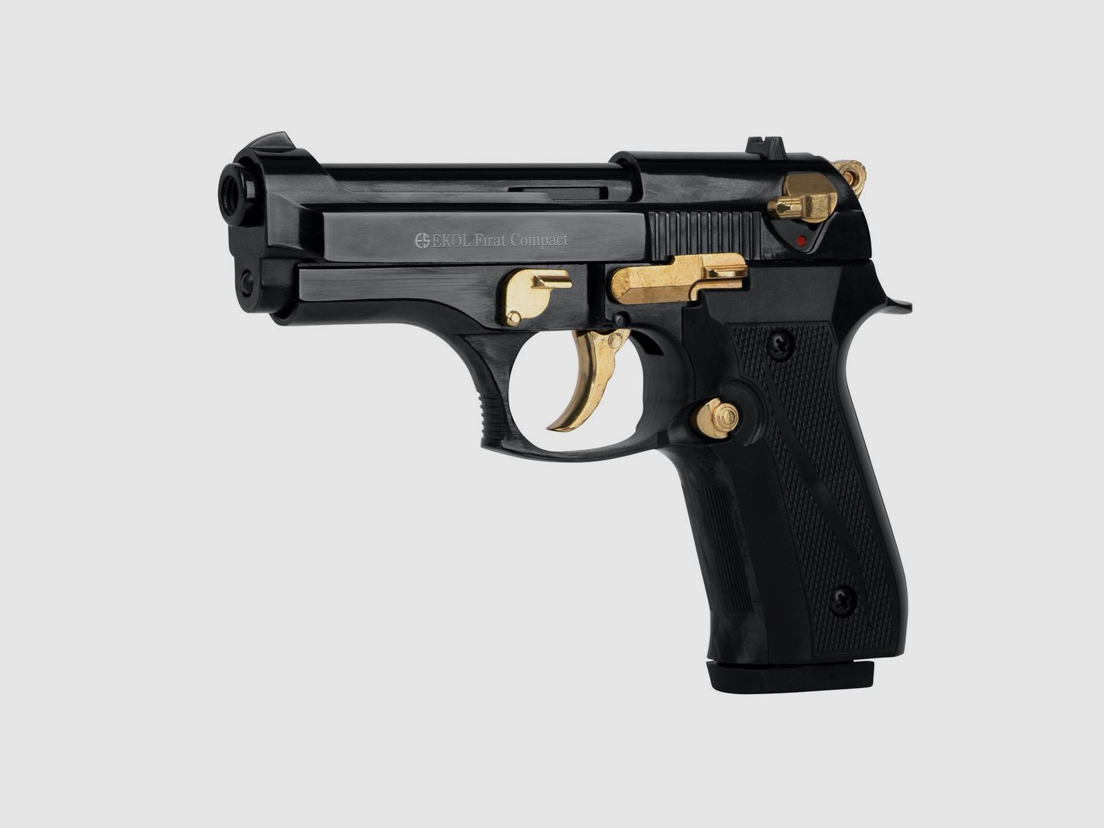 Ekol Compact Schwarz-Gold 9mm P.A.K. - Gas-Signal, Bild 3 von 5