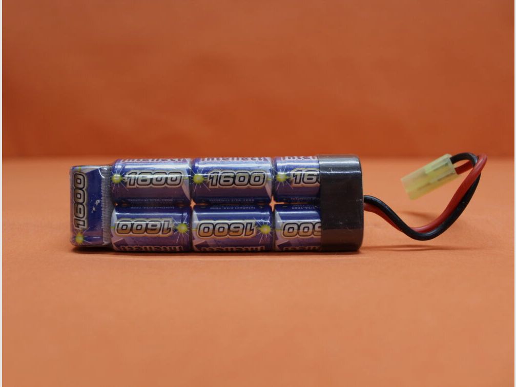 GSG Duitse Sportwapens GSG Accu Ni-Mh 8,4V 1600mAh Intellect (202430) Mini Type Aansluiting klein (stekker), afbeelding 1 van 2