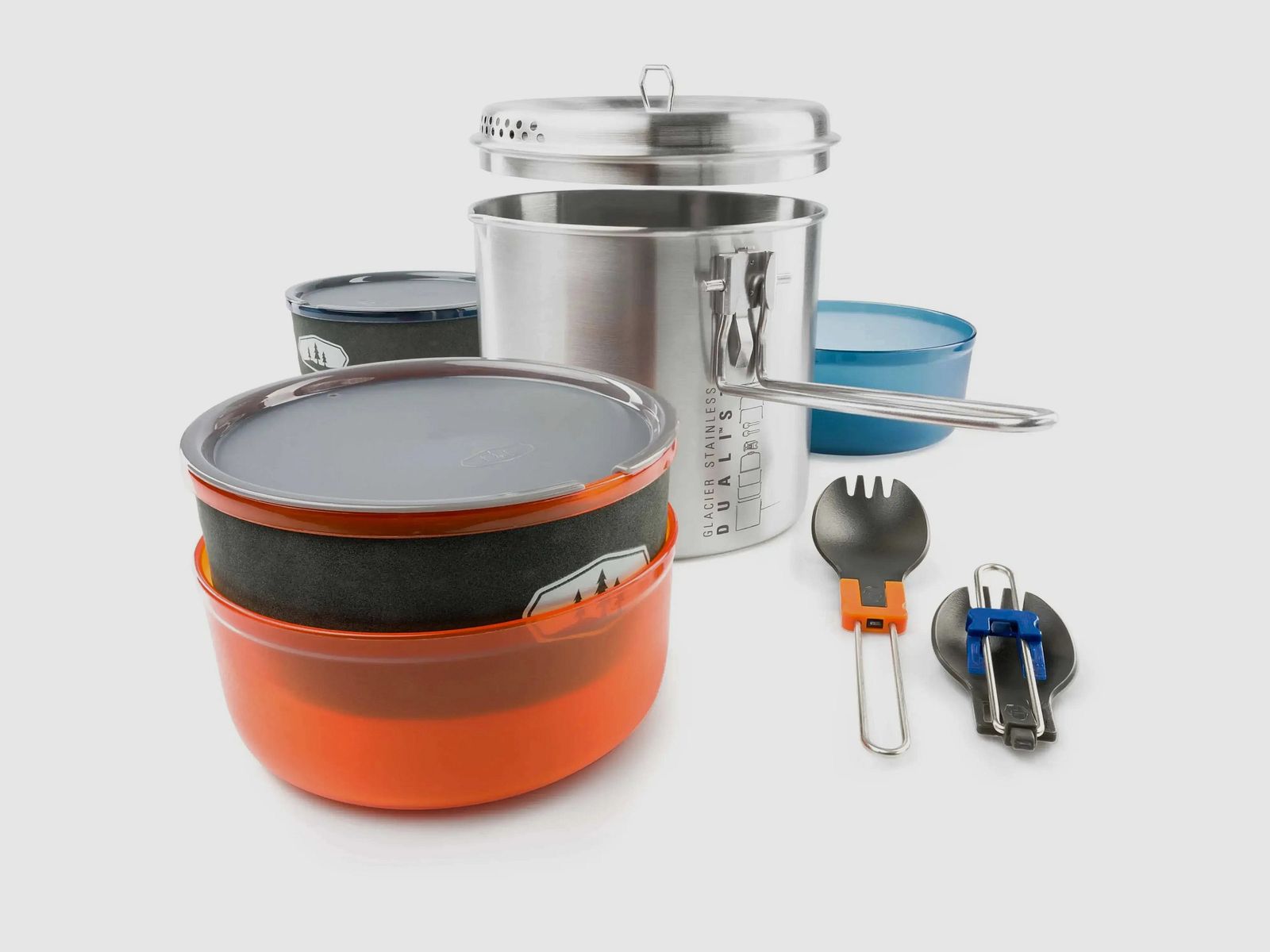GSI Outdoors Cookset Glacier Stainless Dualist II