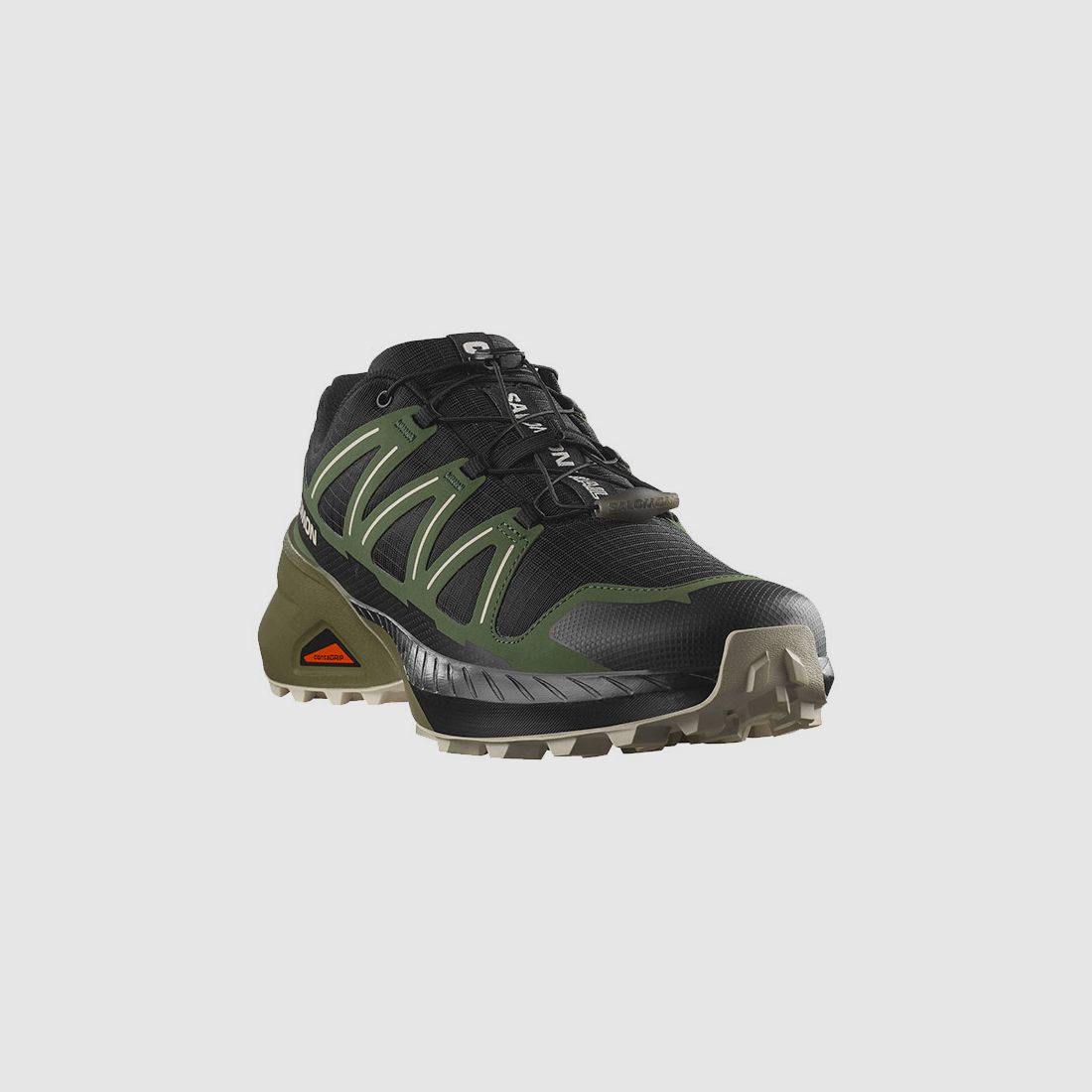 SALOMON – HEREN – SPEEDCROSS PEAK Zwart / Zwart Bos / Regenachtige Dag, afbeelding 2 van 7
