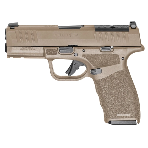 Pistole Springfield H11 Hellcat PRO OSP – braun (FDE). Kaliber: 9x19 mm