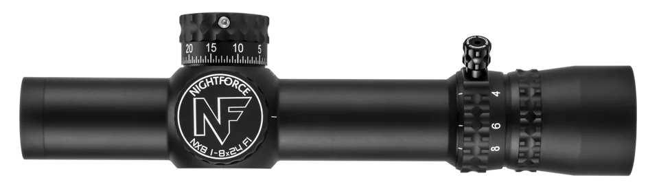 Riflescope NX8 1-8×24 F1 ZeroStop FC-Mil Nightforce 0.2Mil-rad, image 2 of 5