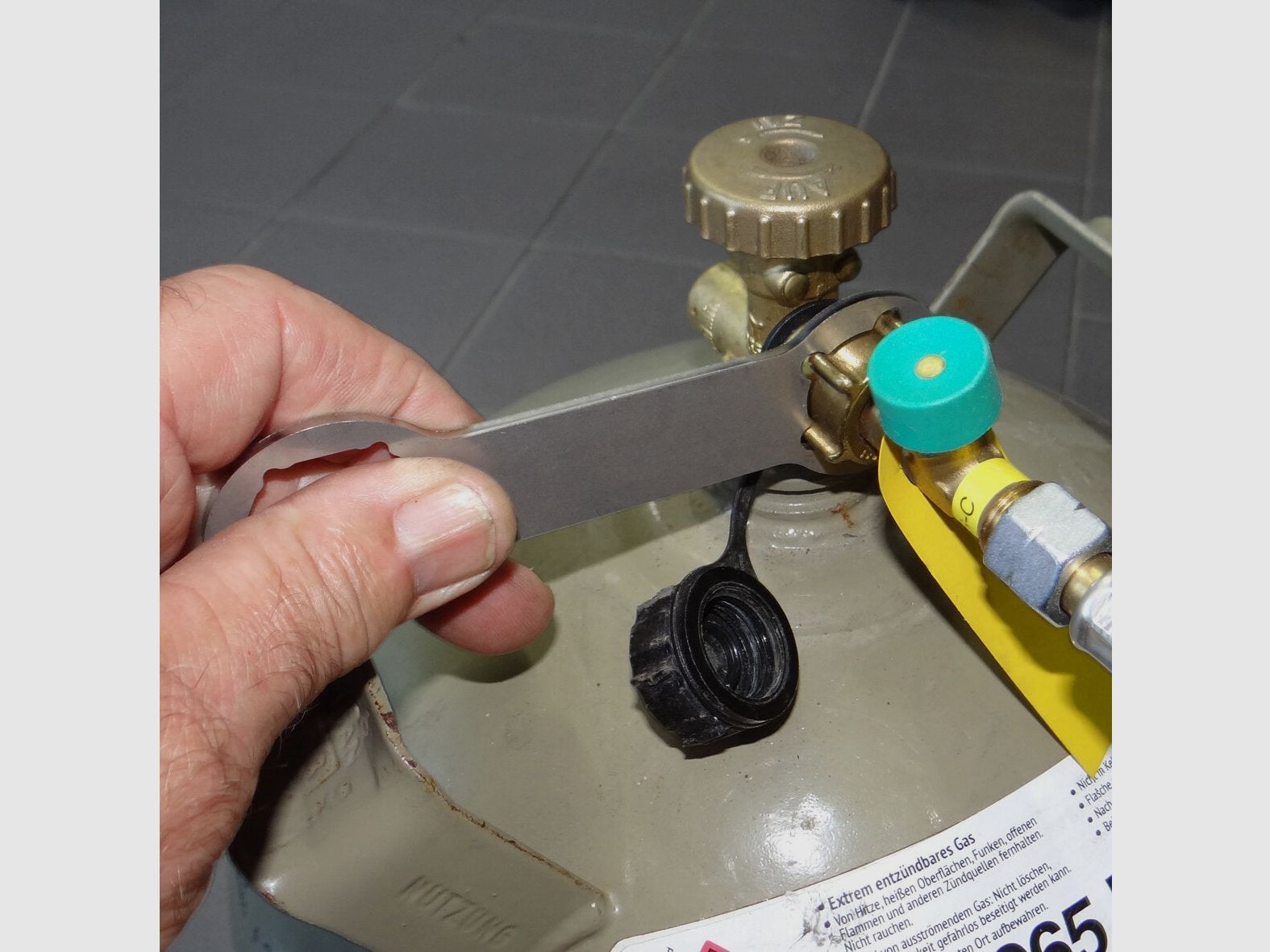 Gasflaschenschlüssel Tool für Gasregler, Bild 3 von 4