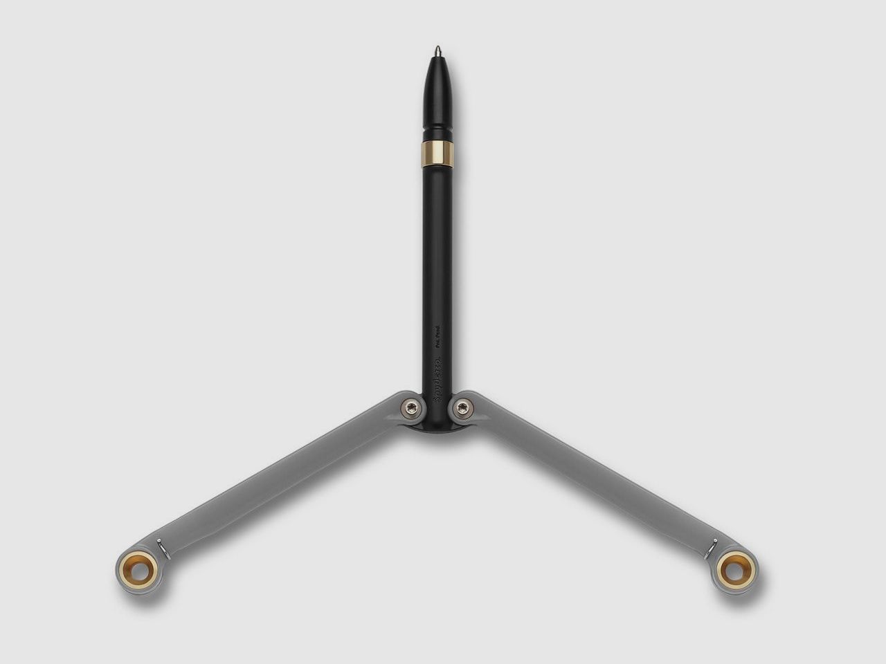 Kugelschreiber BaliYo Heavy Duty Grau / Schwarz