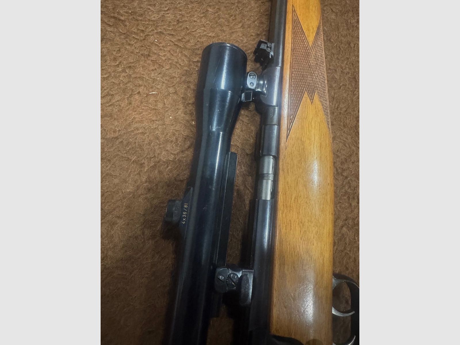 Krico .22lr Répétiteur avec lunette - bien entretenu