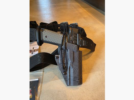 Custom Kydex Holster von GearManiacs für Walther PDP SF inkl. Gürtel 