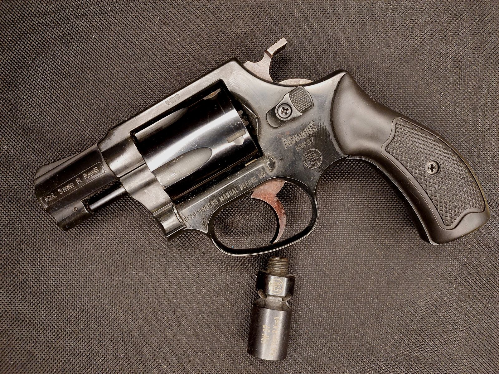 Weihrauch HW37 kal. 9mm R.K. (PTB 887) Arminius HW 37 schreckschuss revolver