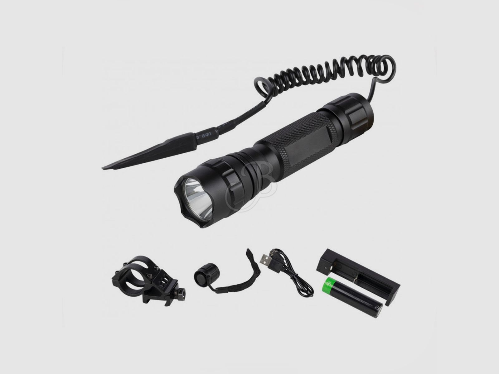 CAJUN – TOORTS PICATINNY BEVESTIGING 1200 LUMEN