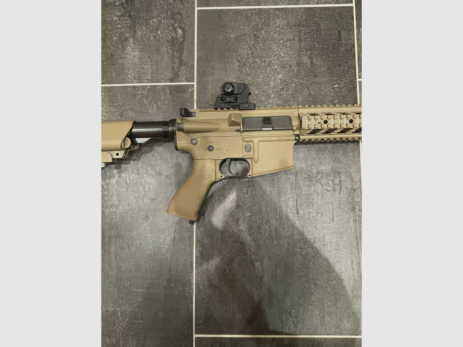 Airsoft - Gewehr - G&G CM16 Raider DST -Desert - ab 14, unter 0,5 Joule