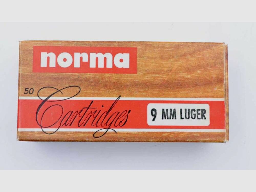 Norma pistol cartridges 9mm Luger/Parabellum/9x19