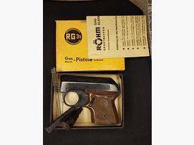 Taschenpistole RG3s - Röhm RG 3 s Schreckschuss Pistole Kal. 6mm Flobert (PTB 33-69) OVP