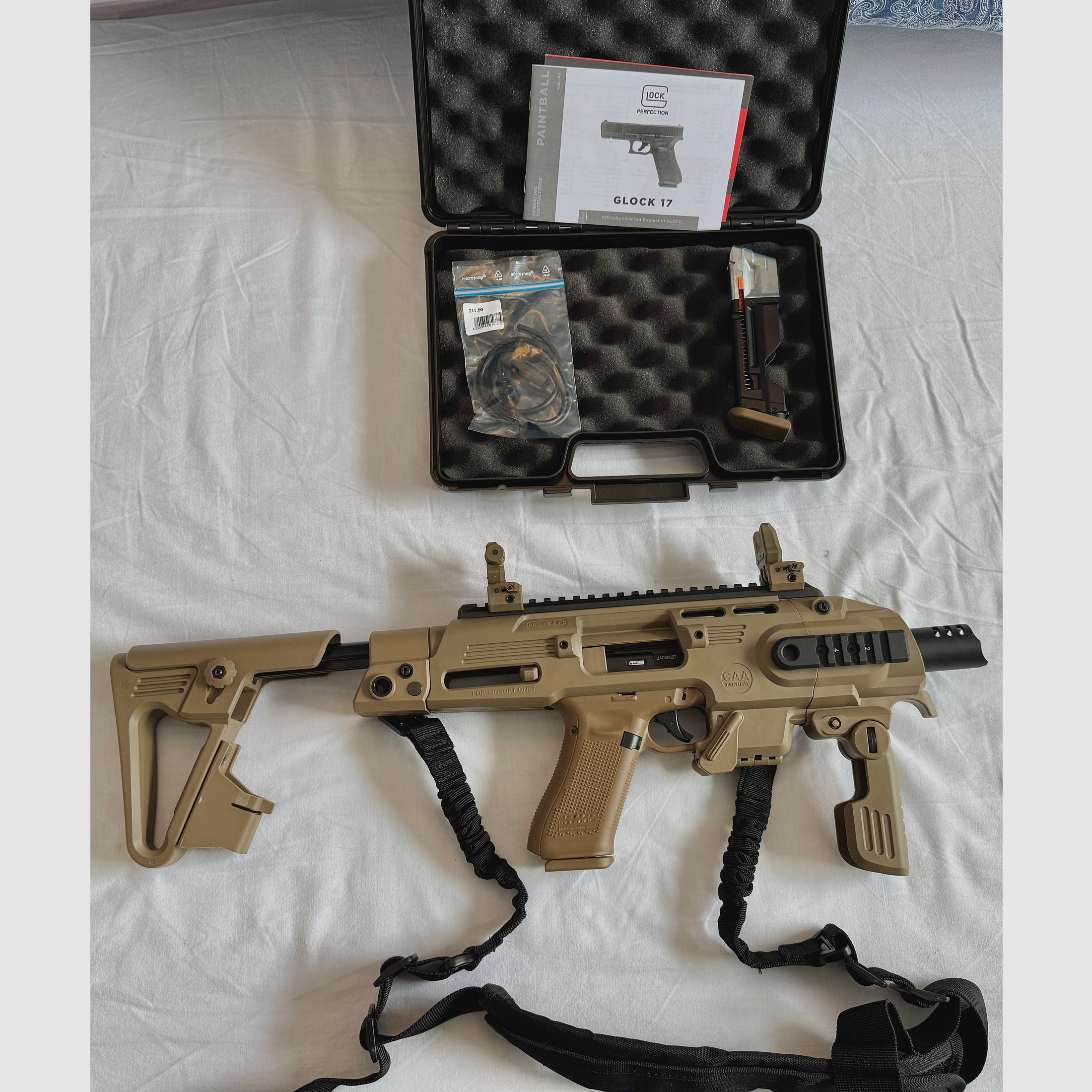 Umarex Glock 17 Gen5 T4E kal. 0.43 Carbin w FDE (Flat Dark Earth) -- Rarytas --