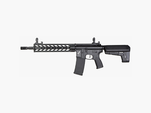 AR15 M-Lok Long BRAVO Delta Armory Zwart S-AEG Airsoft Geweer Vrij vanaf 18 Jaar